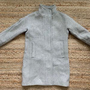 J.Crew Stadium-Cloth Wool Cocoon Coat 0P
